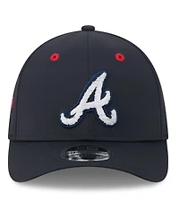 New Era Men's Navy Atlanta Braves 2026 Mlb All-Star Game Workout 39THIRTY M-Crown Flex Hat