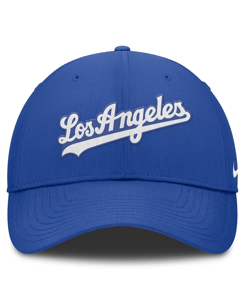 Nike Men's Royal Los Angeles Dodgers Club Uv Dri-fit Adjustable Hat