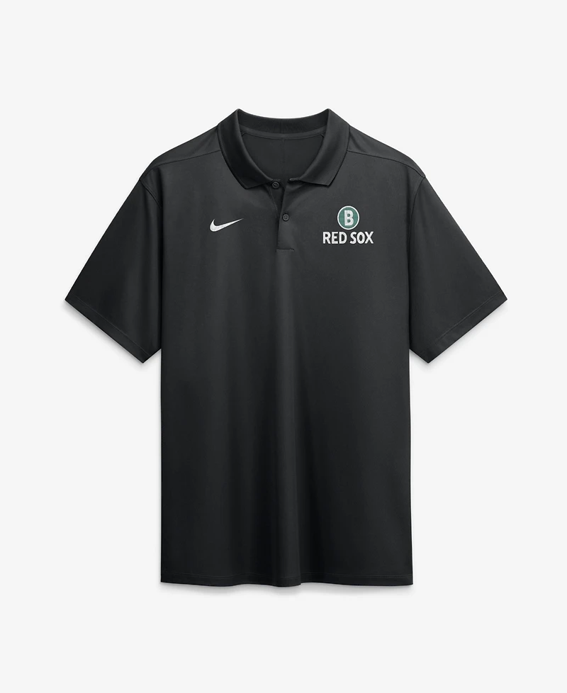 Nike Men's Black Boston Red Sox City Connect Victory Dri-fit Polo Shirt