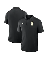 Nike Men's Black Seattle Mariners Alternate Victory Dri-fit Polo Shirt