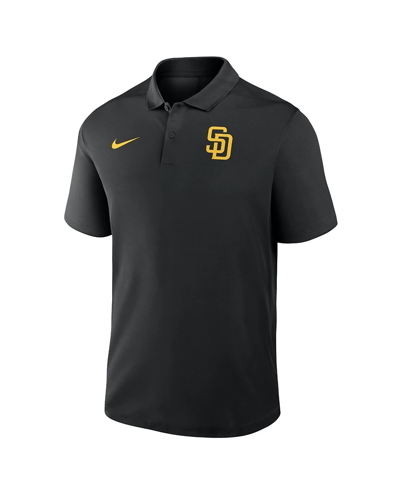 Nike Men's Black San Diego Padres Dri-fit Victory Polo Shirt