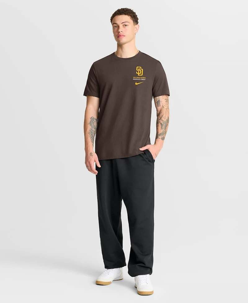 Nike Men's Brown San Diego Padres Primetime Inning T-Shirt