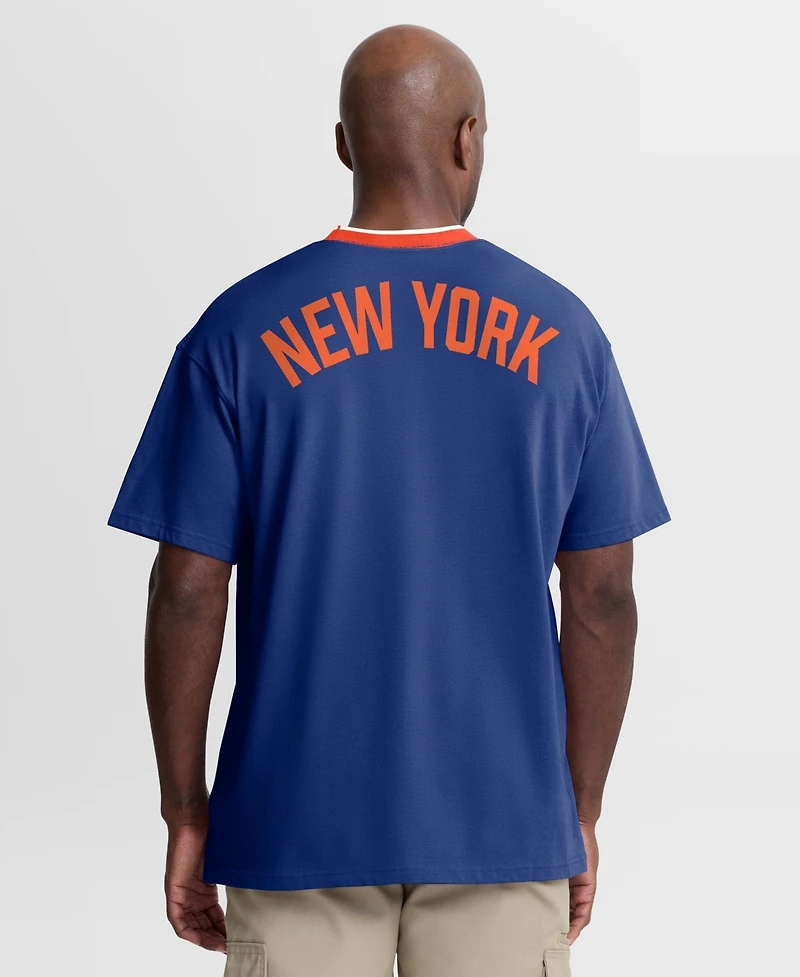 Nike Men's Royal New York Mets Cooperstown Collection Ringer T-Shirt