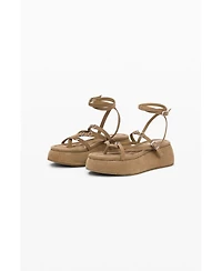 Desigual Women's Platform Leather Sandal