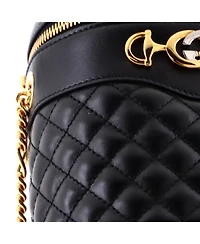 Pre-Owned Gucci Trapuntata Crossbody Belt Bag Quilted Leather
