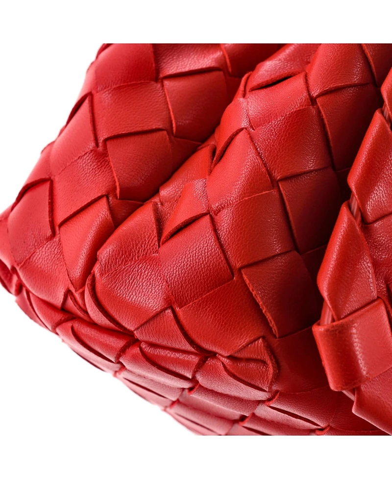 Pre-Owned Bottega Veneta Small Convertible Flap Shoulder Bag Intrecciato Nappa