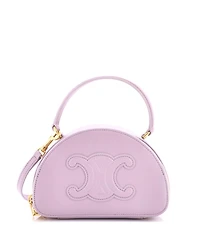 Pre-Owned Celine Small Half Moon Case Leather