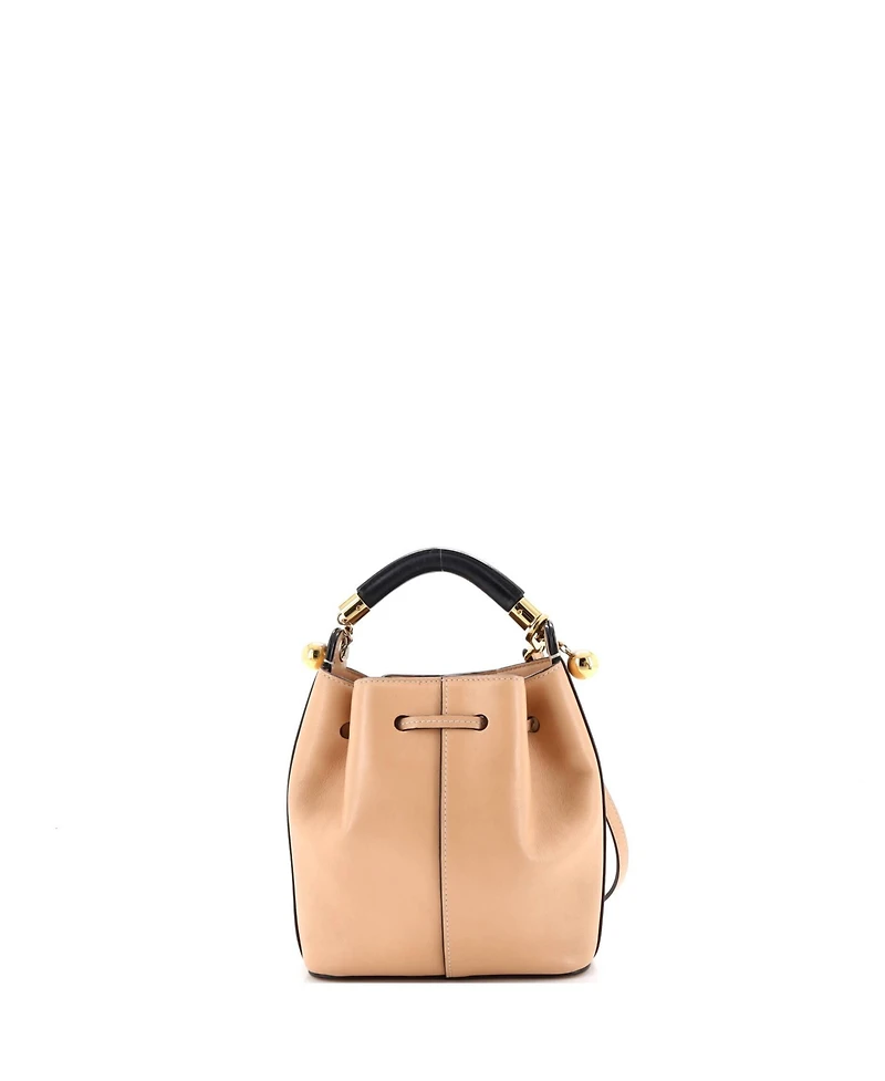 Pre-Owned Chloe Small Gala Bucket Bag Leather
