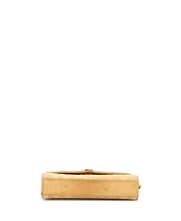 Pre-Owned Saint Laurent Small Classic Monogram Envelope Satchel Quilted Suede