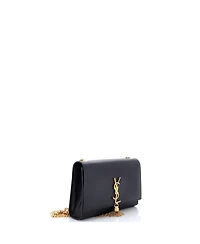 Pre-Owned Saint Laurent Medium Classic Monogram Tassel Crossbody Bag Leather