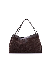 Pre-Owned Salvatore Ferragamo Medium Gancini Shoulder Tote Bag Gancini Jacquard