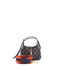 Pre-Owned Gucci Mini Jackie 1961 Hobo Gg Denim
