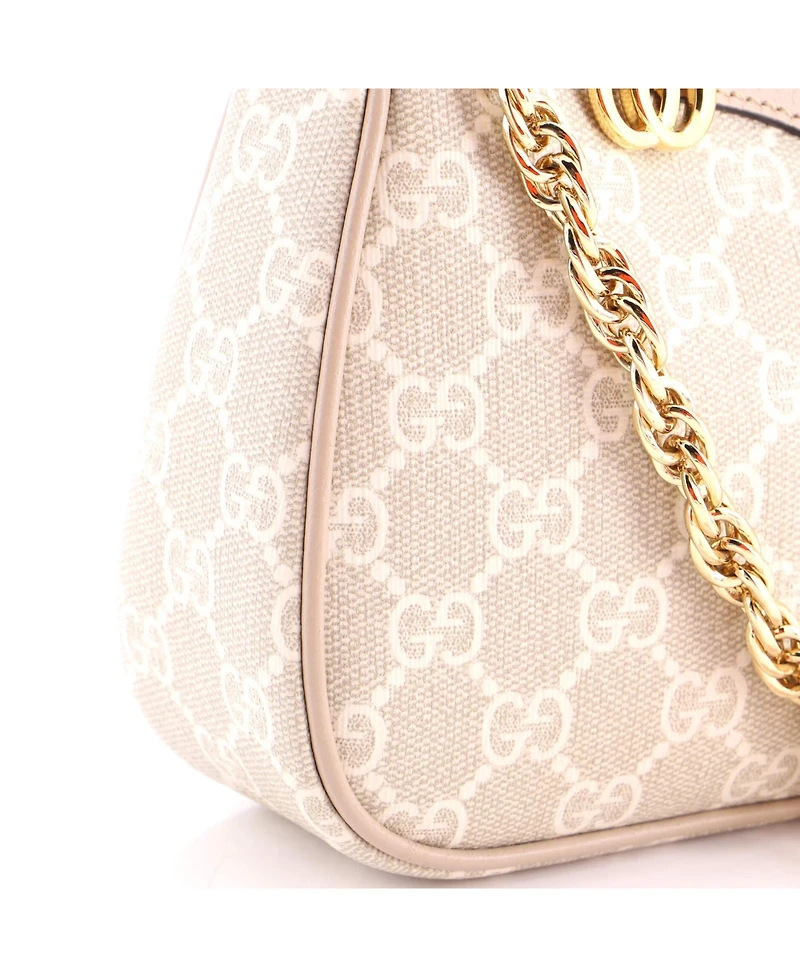 Pre-Owned Gucci Small Ophidia Charm Shoulder Bag Gg Coated Canvas