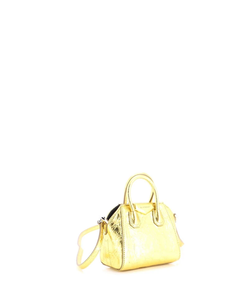 Pre-Owned Givenchy Micro Antigona Bag Leather