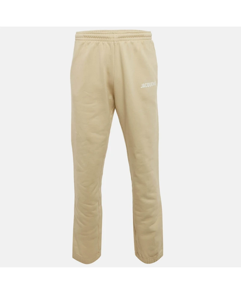 Pre-Owned Jacquemus Men's Logo Print Cotton Le Jogging Pants