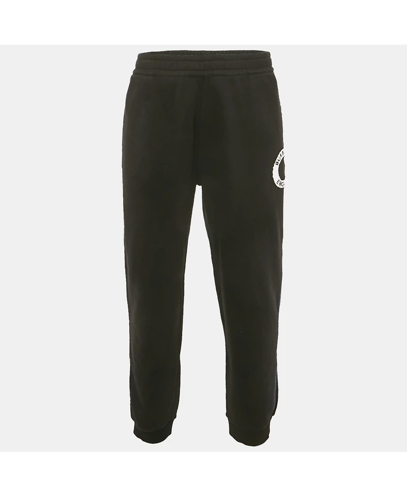 Pre-Owned Burberry Men's Logo Terry Applique Cotton Joggers