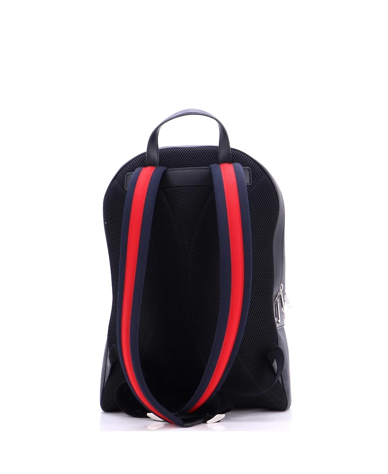 Pre-Owned Gucci Medium Front Zip Pocket Backpack Gg Coated Canvas