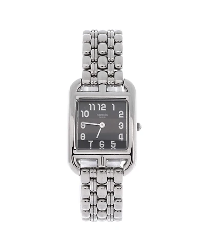 Pre-Owned HERMES Cape Cod Quartz Watch in Stainless Steel 23mm