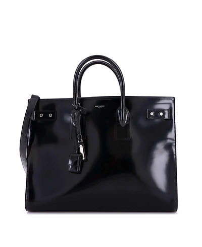 Pre-Owned Saint Laurent Large Sac de Jour Thin Bag Patent