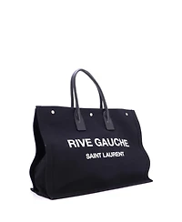 Pre-Owned Saint Laurent Large Rive Gauche Shopper Tote Canvas
