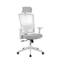 homfan Ergonomic Mesh Office Chair with Lumbar Support, Headrest, Flip-Up Arms, 350lb Capacity