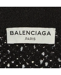 Pre-Owned Balenciaga Women's Tweed Zip Up Mini Skirt