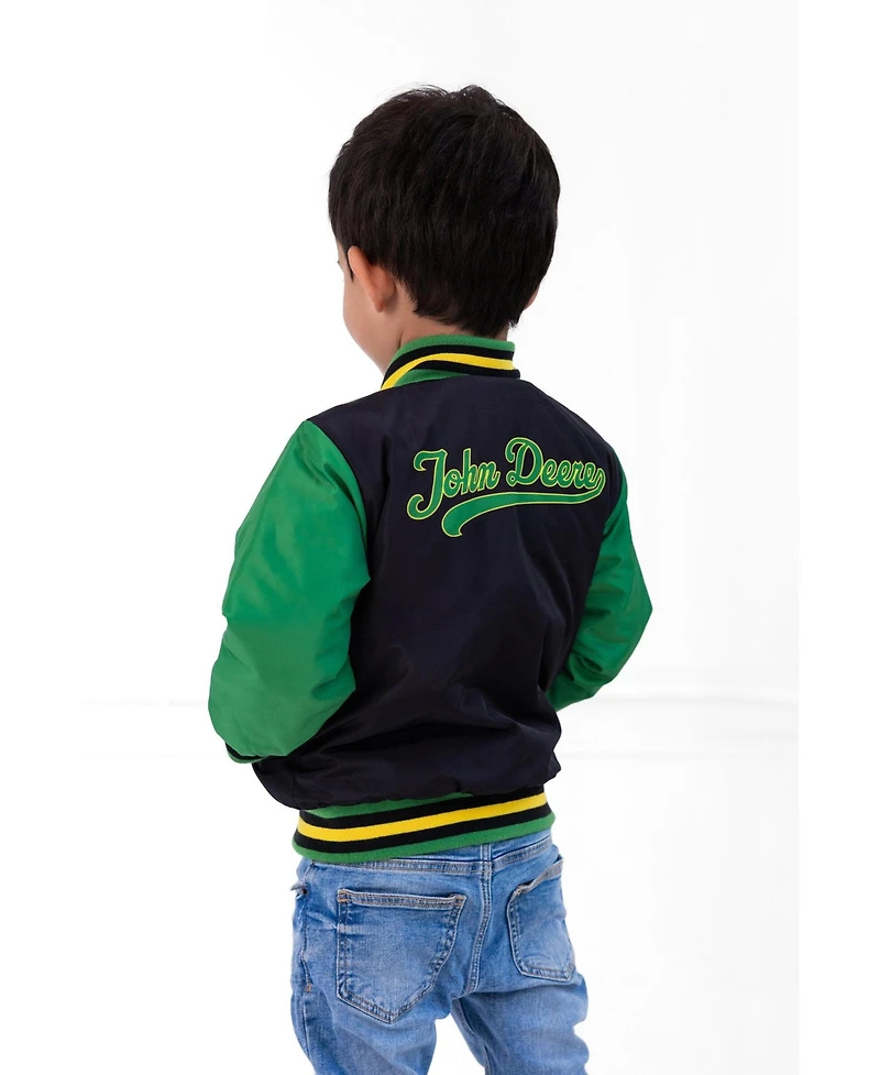 John Deere Little Boys (6 - 8) Varsity Bomber Jacket