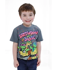 Teenage Mutant Ninja Turtles Little Boys Drop Shoulder T-Shirt