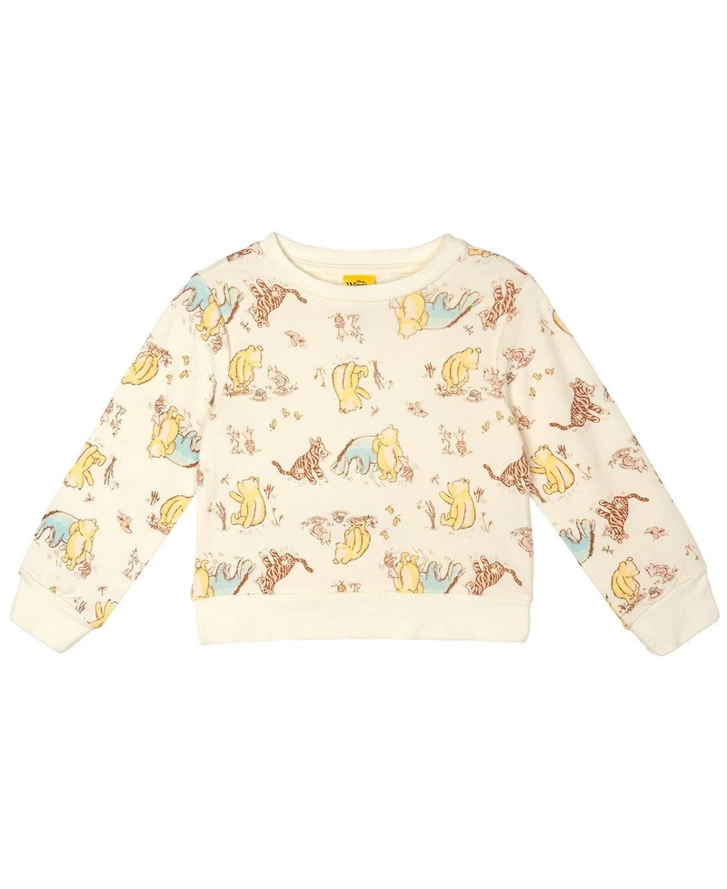 Winnie the Pooh Toddler Girls' 2T-4 2-Piece Sweatshirt and Pants Set