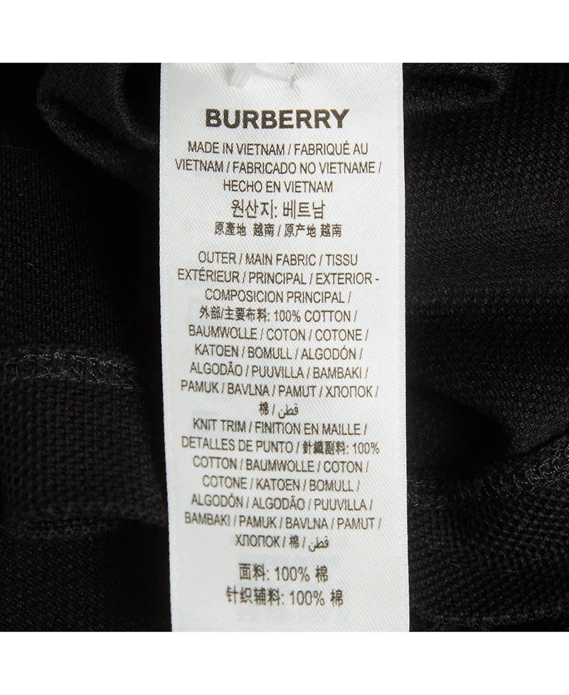 Pre-Owned Burberry Men's Cotton Pique Polo T-Shirt