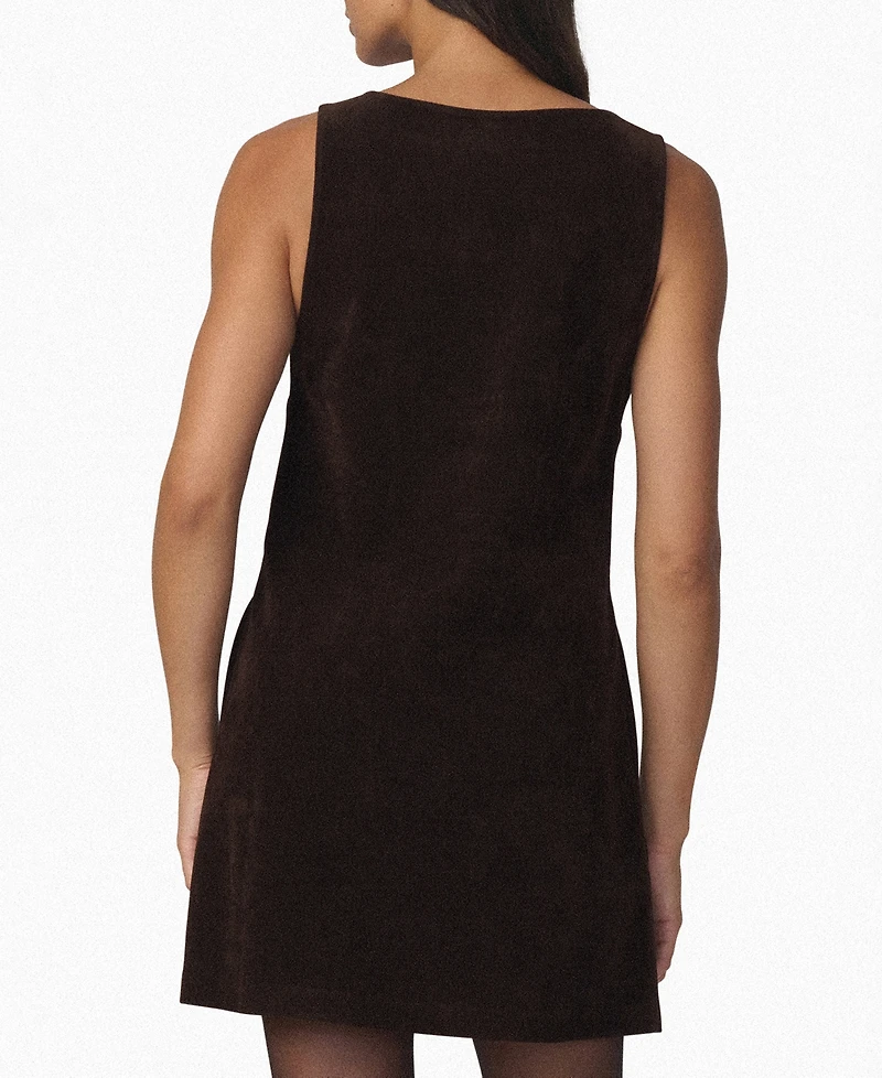 Joe's Jeans Women's Scoop Neck Sleeveless Mini Dress