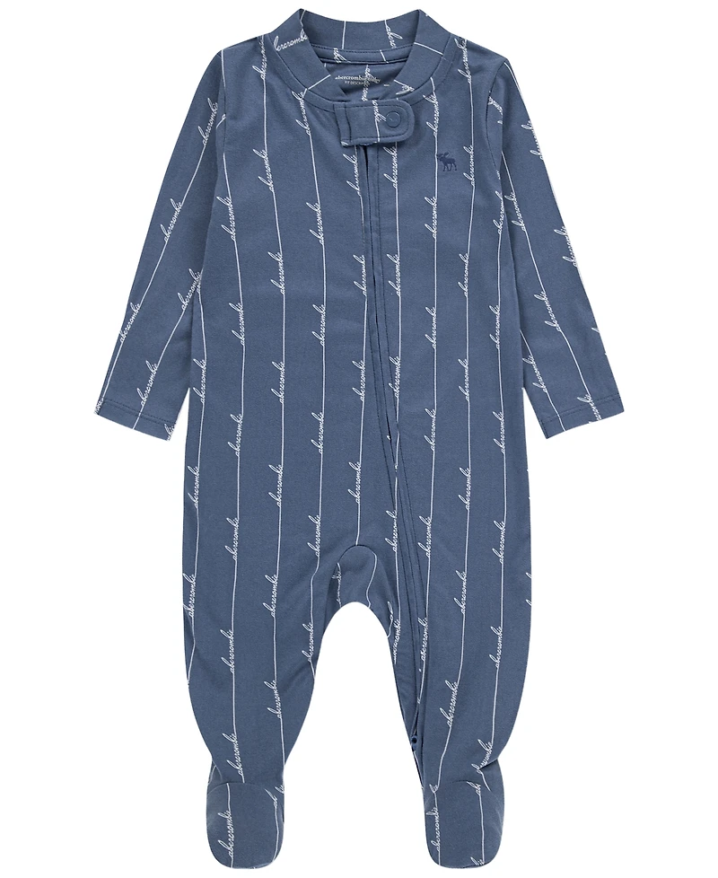 abercrombie kids Baby Boys' Brushed Jersey Footed Coverall