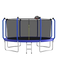 Zeny Trampoline with Basketball Hoop