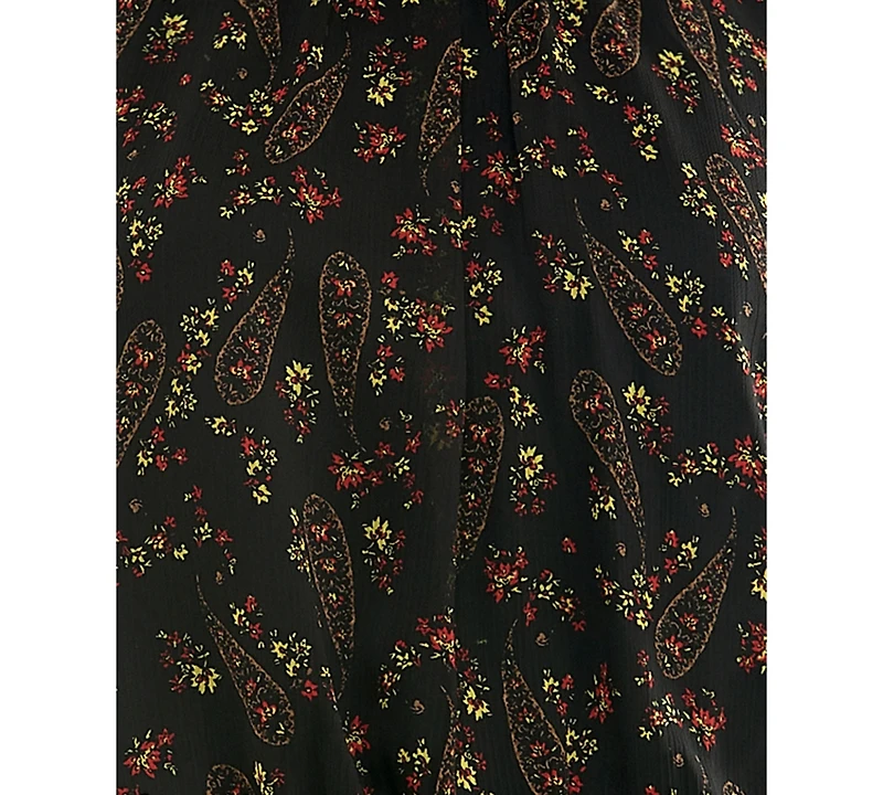 Seni & Cade Juniors' Mock Neck Mini Dress