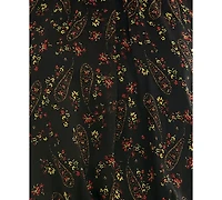 Seni & Cade Juniors' Mock Neck Mini Dress