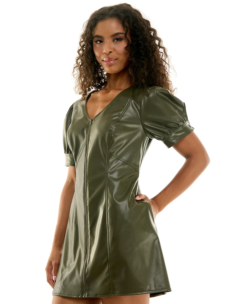 Seni & Cade Juniors' V-Neck Mini Dress