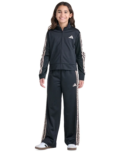 adidas Girls' 8-16 Long-Sleeve Jacket and Pants, 2-Piece Set