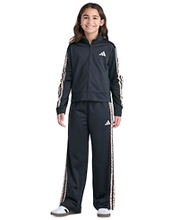 adidas Girls' 8-16 Long-Sleeve Jacket and Pants, 2-Piece Set