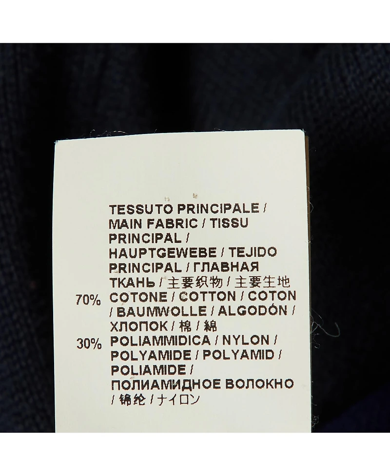 Pre-Owned Marni Men's Midnight Cotton Knit Button Front Cardigan