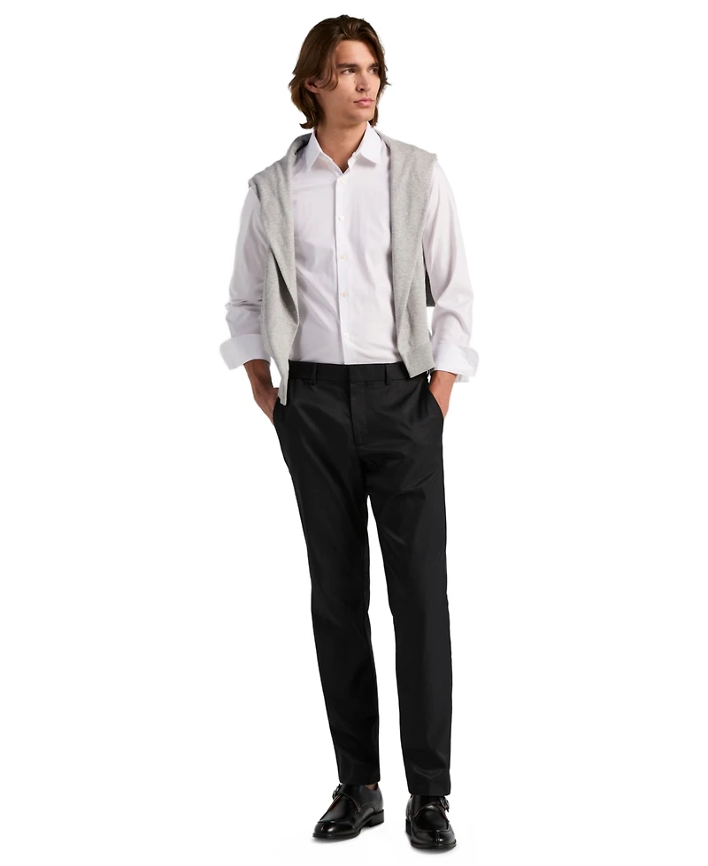 Perry Ellis Portfolio Men's Flat Front Modern-Fit Dress Pants