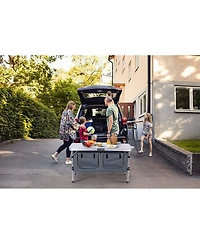 Piscifun Camping Table Folding Height Adjustable Aluminum Lightweight Portable Outdoor Indoor