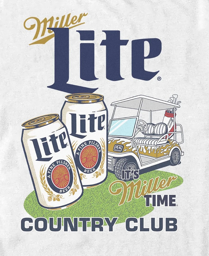 Fifth Sun Men's Miller Lite Golf Pinup T-Shirt