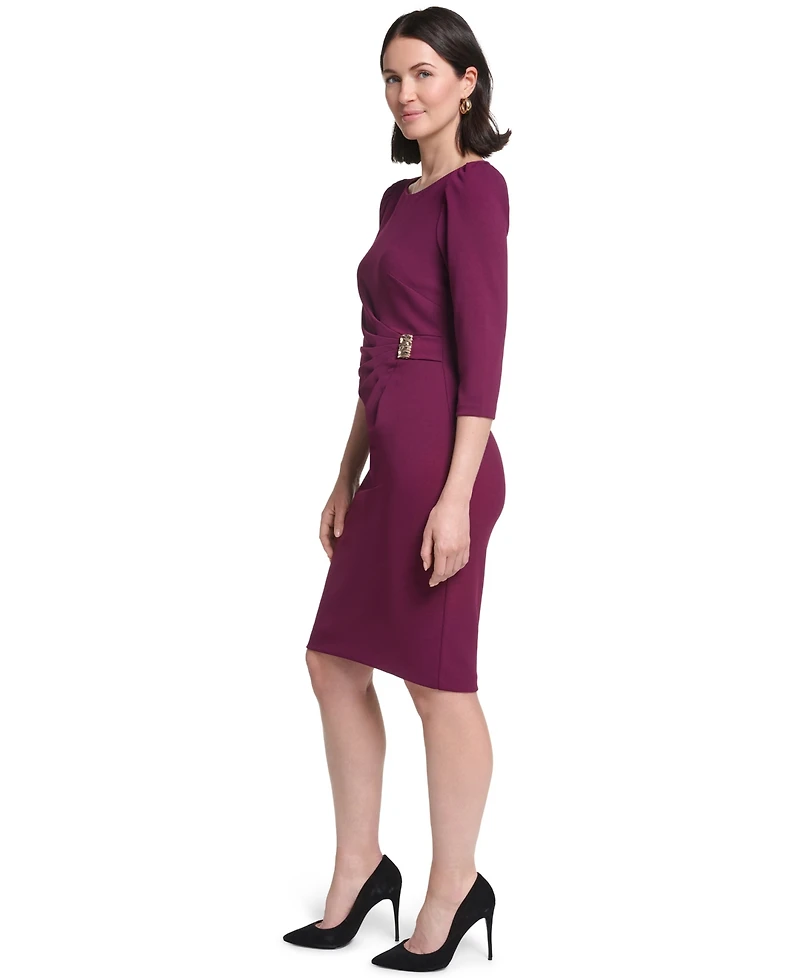 Jessica Howard Women's Boat Neck Sheath Dress