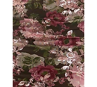 City Studios Juniors' Sequin Printed Mesh Ruched Mini Dress