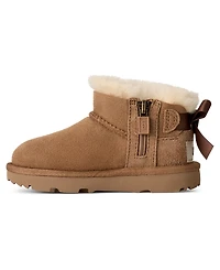 Ugg Toddler Kids Ultra Mini Bailey Bow Zipper Booties