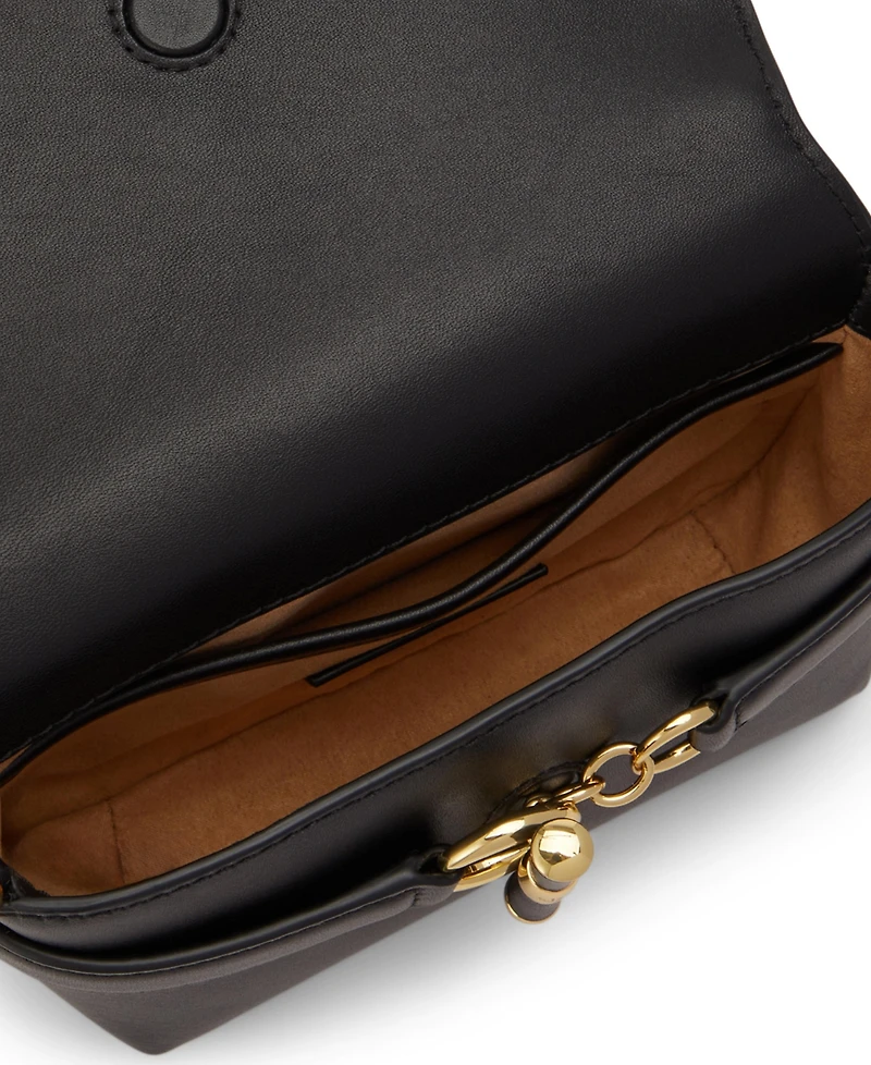 Lauren Ralph Leather Small Blaike Crossbody Bag