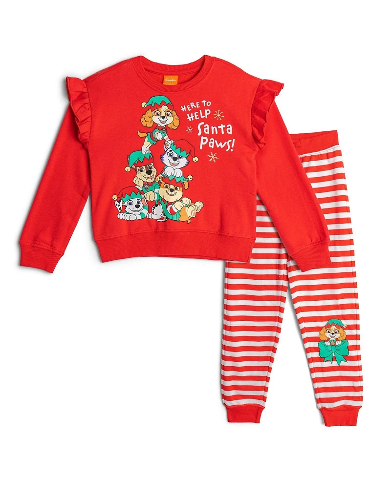 Paw Patrol Girls (5 - 12) Fleece Sweatshirt and Pants Set