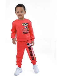Disney Boys Lion King Mickey Mouse Winnie the Pooh Toy Story Fleece Sweatshirt and Pants Outfit Set