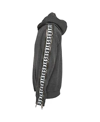 Pre-Owned Versace Men's Cotton Knit Logo Tape Zip Detail Hooded Jacket
