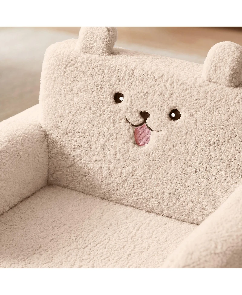 Kinder King 2-in-1 Toddler Sofa Chair Converts to Flip-Open Lounger Bed